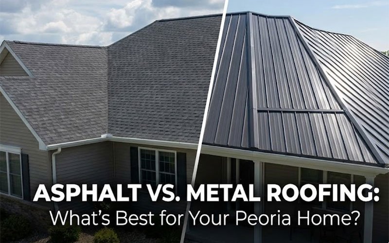 Asphalt vs. Metal Roofing